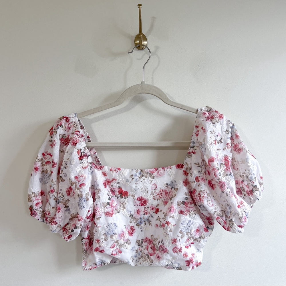 Altard State Floral Cropped Top
